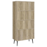 Winifred Antique Pine 3-Shelf Engineered Wood Bookcase with Drawers from Coaster - Luna Furniture