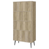 Winifred Antique Pine 3-Shelf Engineered Wood Bookcase with Drawers from Coaster - Luna Furniture