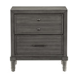 1573-1*4 4-Piece Bedroom Set (Queen Bed, Nightstand, Dresser, Mirror) from Homelegance - Luna Furniture