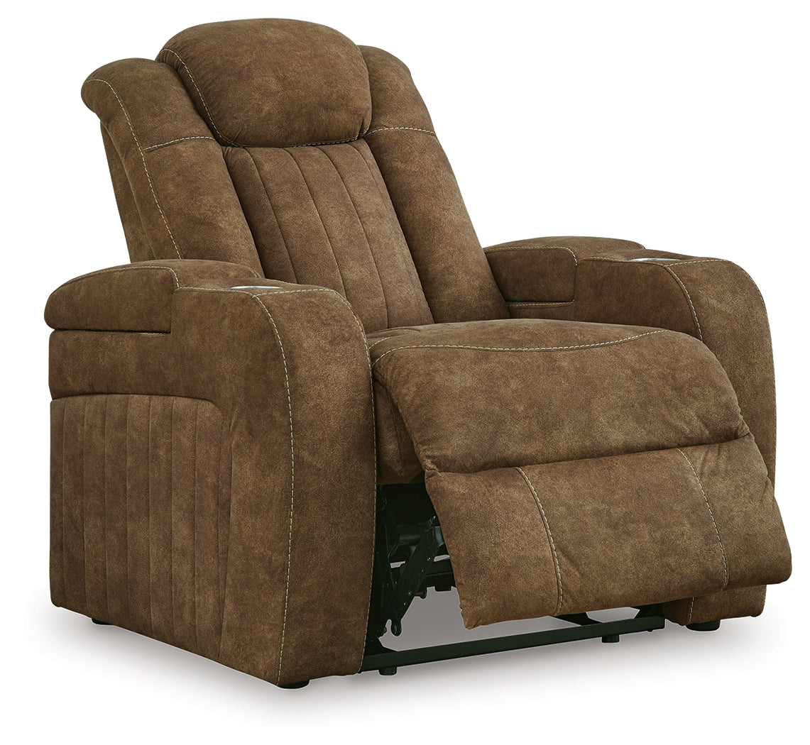 Wolfridge Brindle Power Recliner from Ashley - Luna Furniture