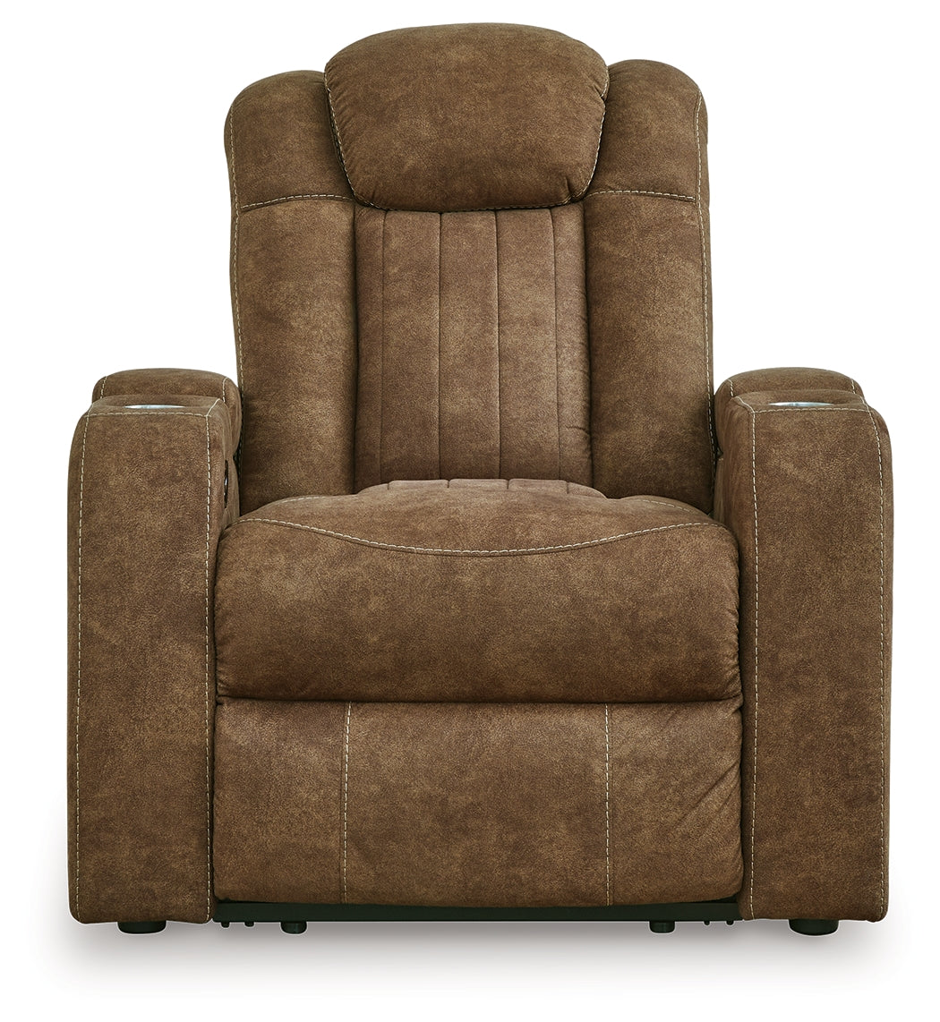 Wolfridge Brindle Power Recliner - Luna Furniture