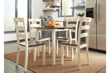 Woodanville Cream/Brown Dining Chair, Set of 2 from Ashley - Luna Furniture