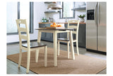 Woodanville Cream/Brown Dining Drop Leaf Table from Ashley - Luna Furniture