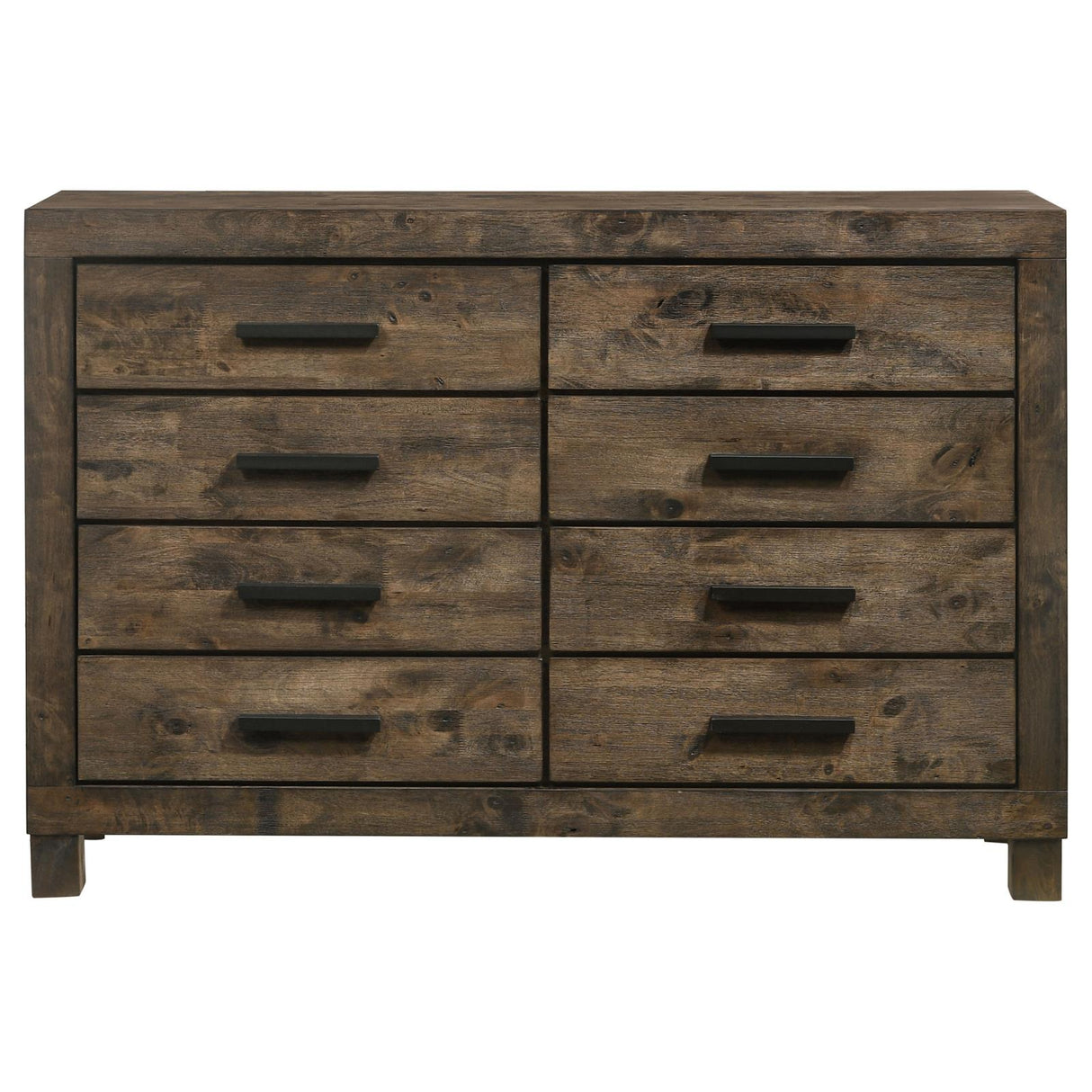 Woodmont Rustic Golden Brown Storage Platform Bedroom Set from Coaster - Luna Furniture