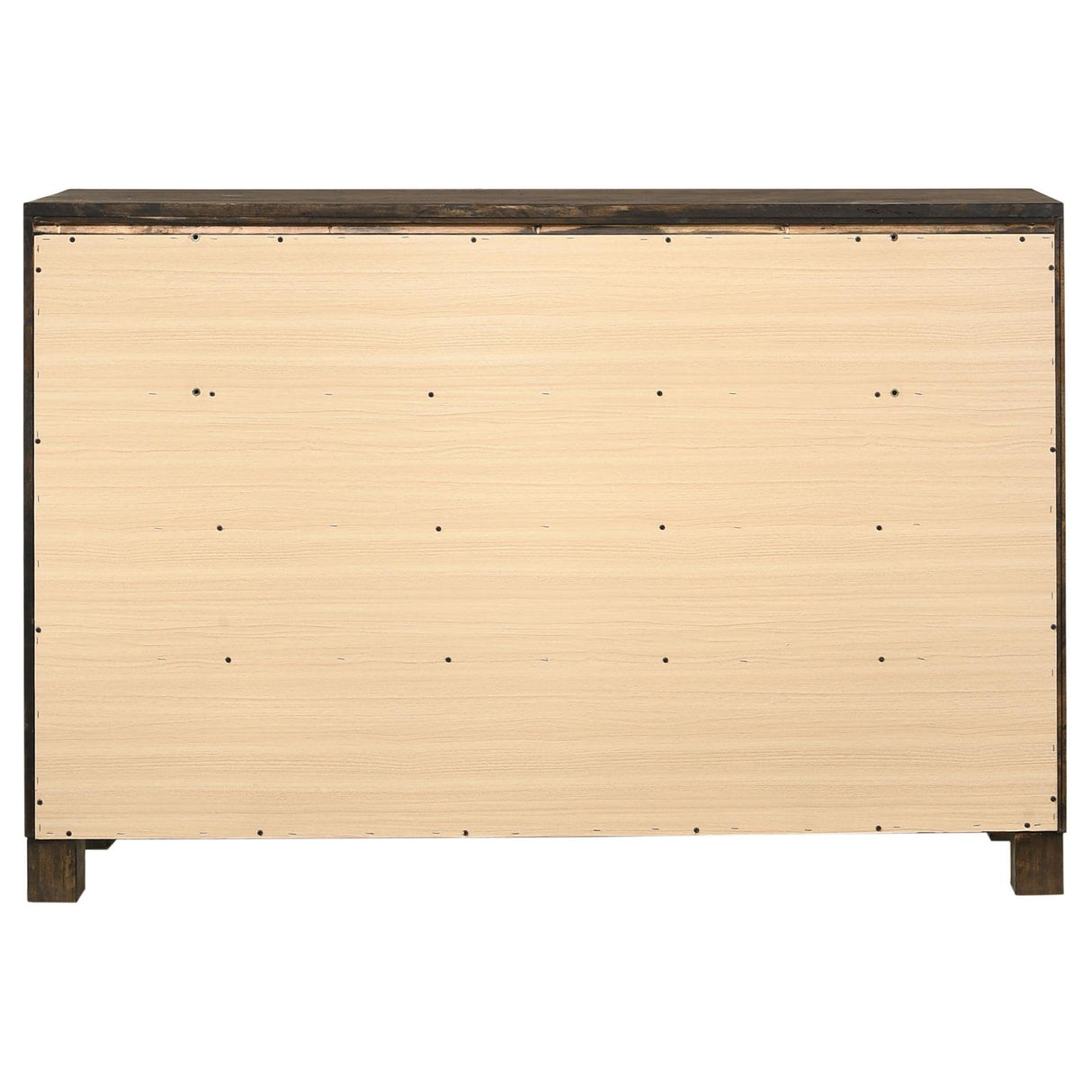 Woodmont Rustic Golden Brown 8-Drawer Dresser from Coaster - Luna Furniture