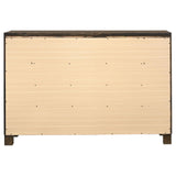 Woodmont Rustic Golden Brown 8-Drawer Dresser from Coaster - Luna Furniture