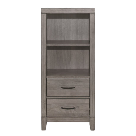 Woodrow Brownish Gray Pier/Tower Nightstand from Homelegance - Luna Furniture