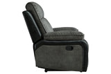 Woodsway Gray Reclining Loveseat from Ashley - Luna Furniture