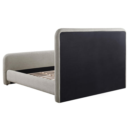 Wren Gray Upholstered Queen Platform Bed from Coaster - Luna Furniture