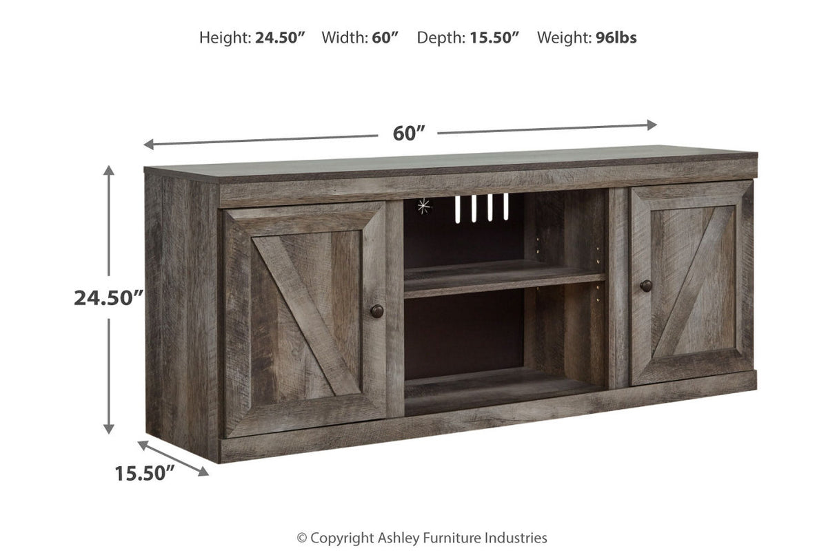 Wynnlow Gray 60" TV Stand from Ashley - Luna Furniture