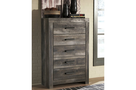 Wynnlow Gray Chest of Drawers from Ashley - Luna Furniture
