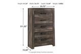 Wynnlow Gray Chest of Drawers from Ashley Furniture - Luna Furniture