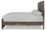 Wynnlow Gray Crossbuck Full Panel Bed from Ashley - Luna Furniture