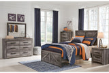 Wynnlow Gray Crossbuck Full Panel Bed from Ashley - Luna Furniture