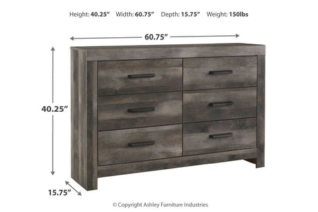 Wynnlow Gray Dresser from Ashley - Luna Furniture