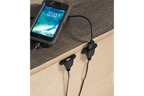 Wynnlow Gray Nightstand from Ashley - Luna Furniture