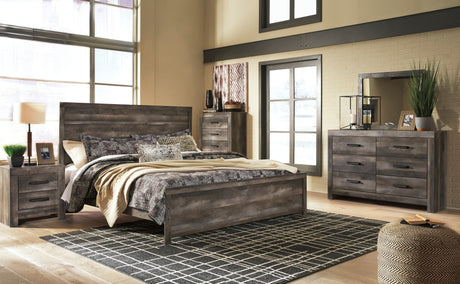 Wynnlow Gray Panel Bedroom Set from Ashley - Luna Furniture