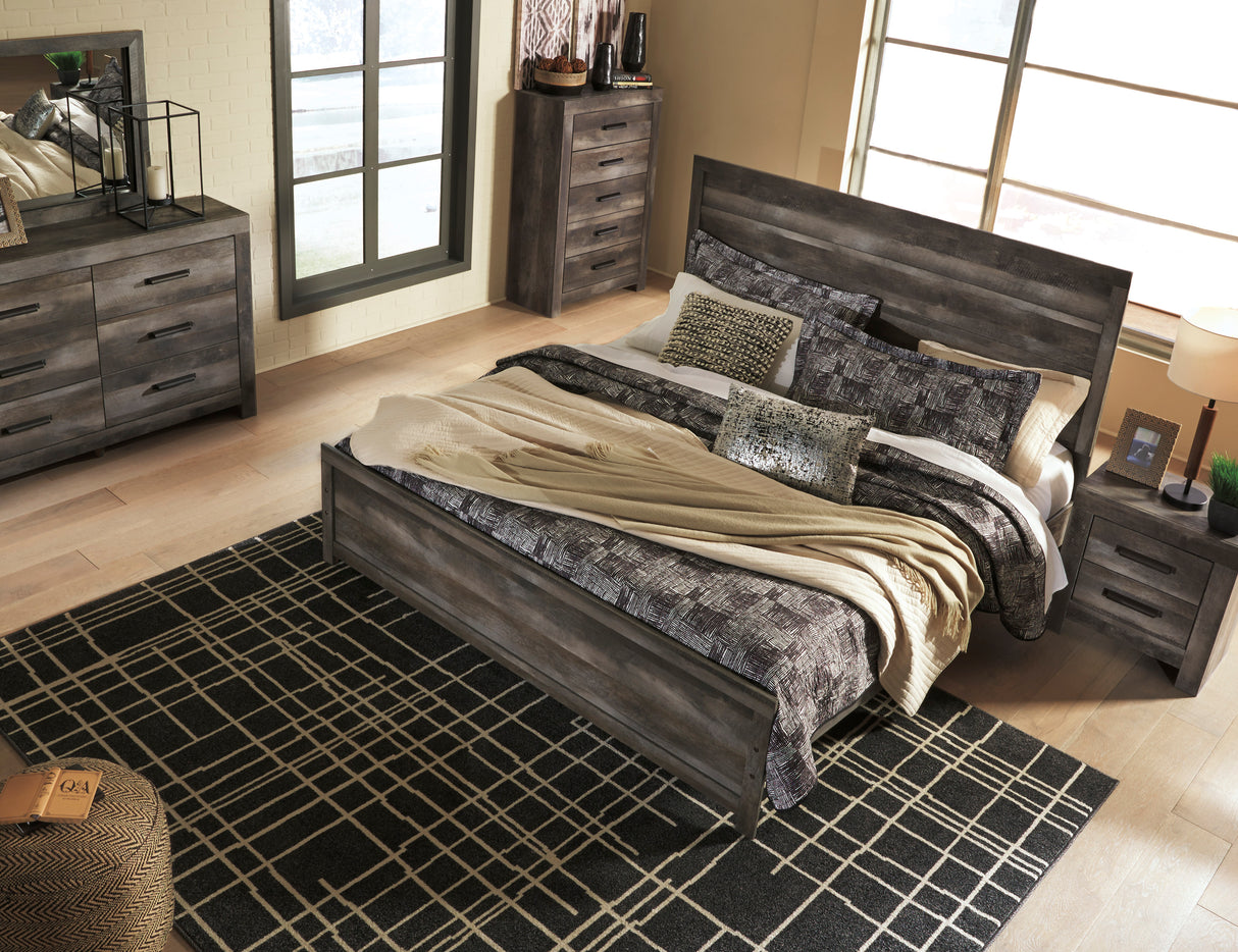 Wynnlow Gray Panel Bedroom Set from Ashley - Luna Furniture