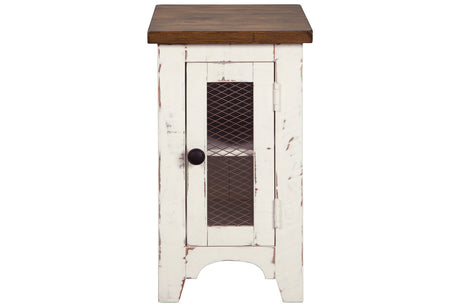 Wystfield White/Brown Chairside End Table from Ashley - Luna Furniture