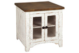 Wystfield White/Brown End Table from Ashley - Luna Furniture