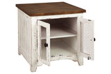 Wystfield White/Brown End Table from Ashley - Luna Furniture