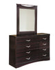 Zanbury Merlot Bedroom Mirror (Mirror Only) from Ashley - Luna Furniture