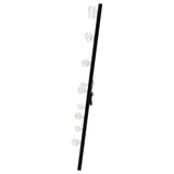 Zayan Black High Gloss Full Length Floor Mirror With Lighting from Coaster - Luna Furniture