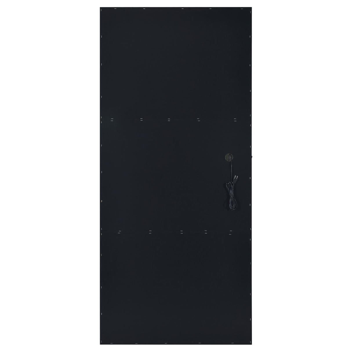 Zayan Black High Gloss Full Length Floor Mirror With Lighting from Coaster - Luna Furniture