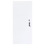 Zayan White High Gloss Full Length Floor Mirror With Lighting from Coaster - Luna Furniture