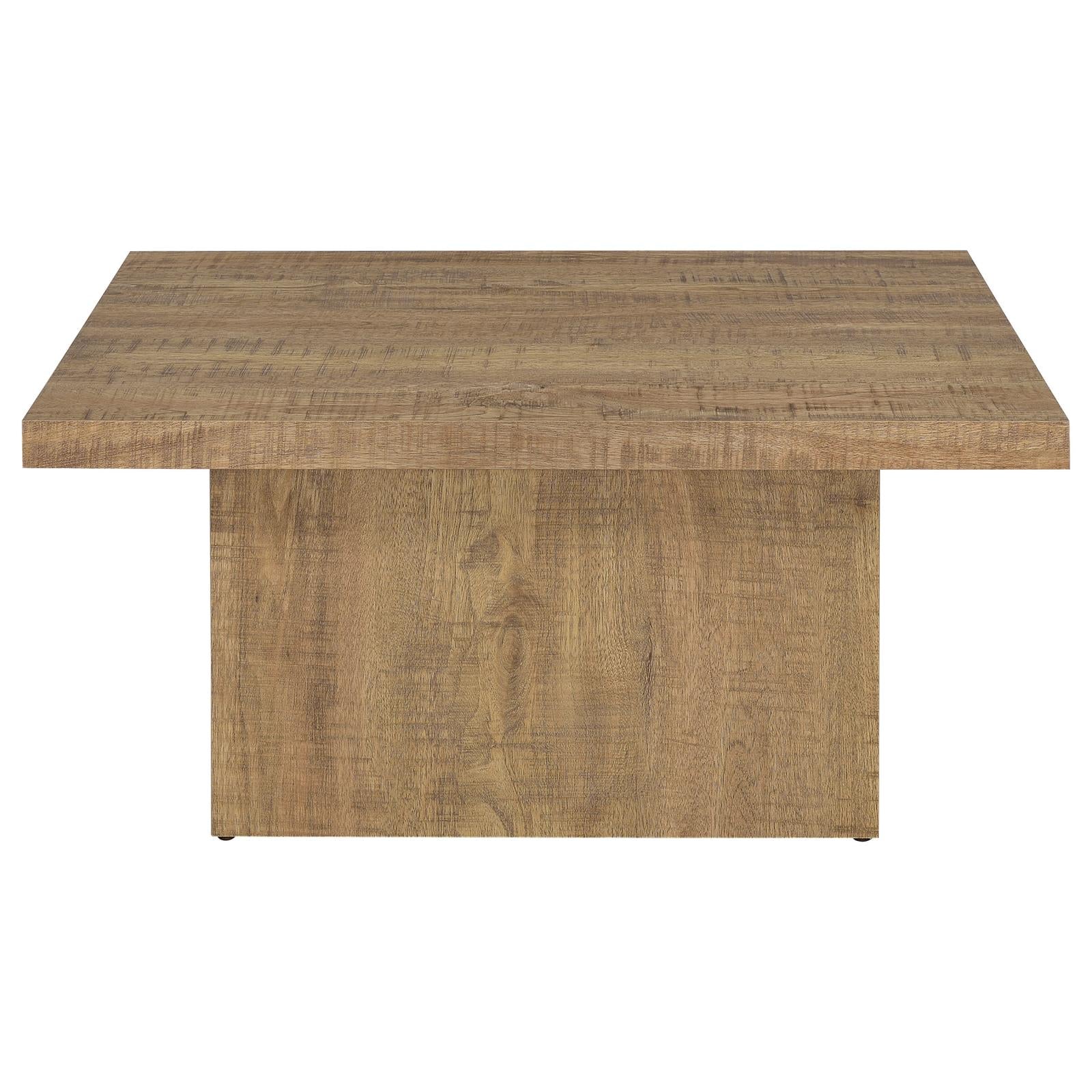 Zetta Square Engineered Wood Coffee Table Mango - Luna Furniture