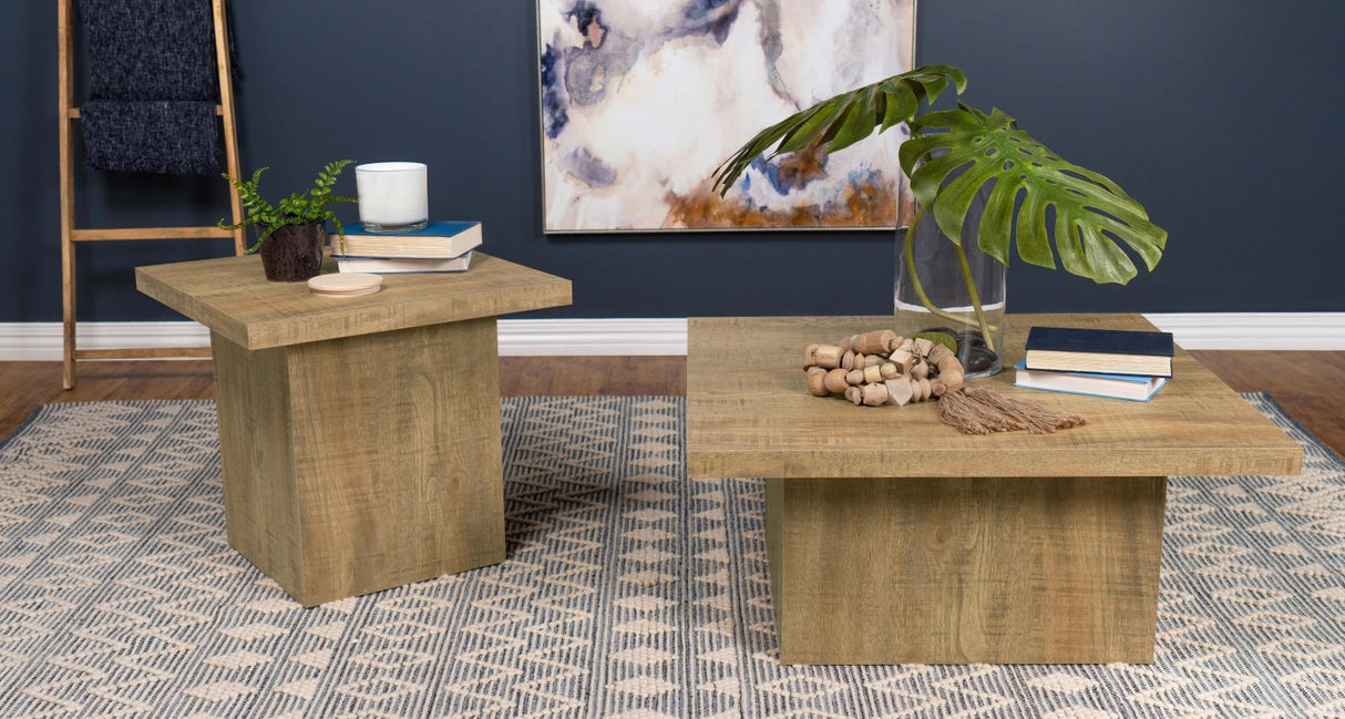 Zetta Mango Square Engineered Wood End Table from Coaster - Luna Furniture