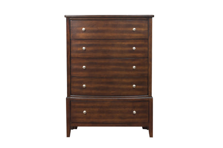 Cotterill Cherry Upholstered Panel Bedroom Set from Homelegance - Luna Furniture