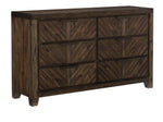 Parnell Rustic Cherry Dresser - Luna Furniture