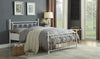 Lia White Twin Metal Platform Bed | 2048 - Luna Furniture