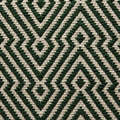 Abacy Green/Ivory Pouf from Ashley - Luna Furniture