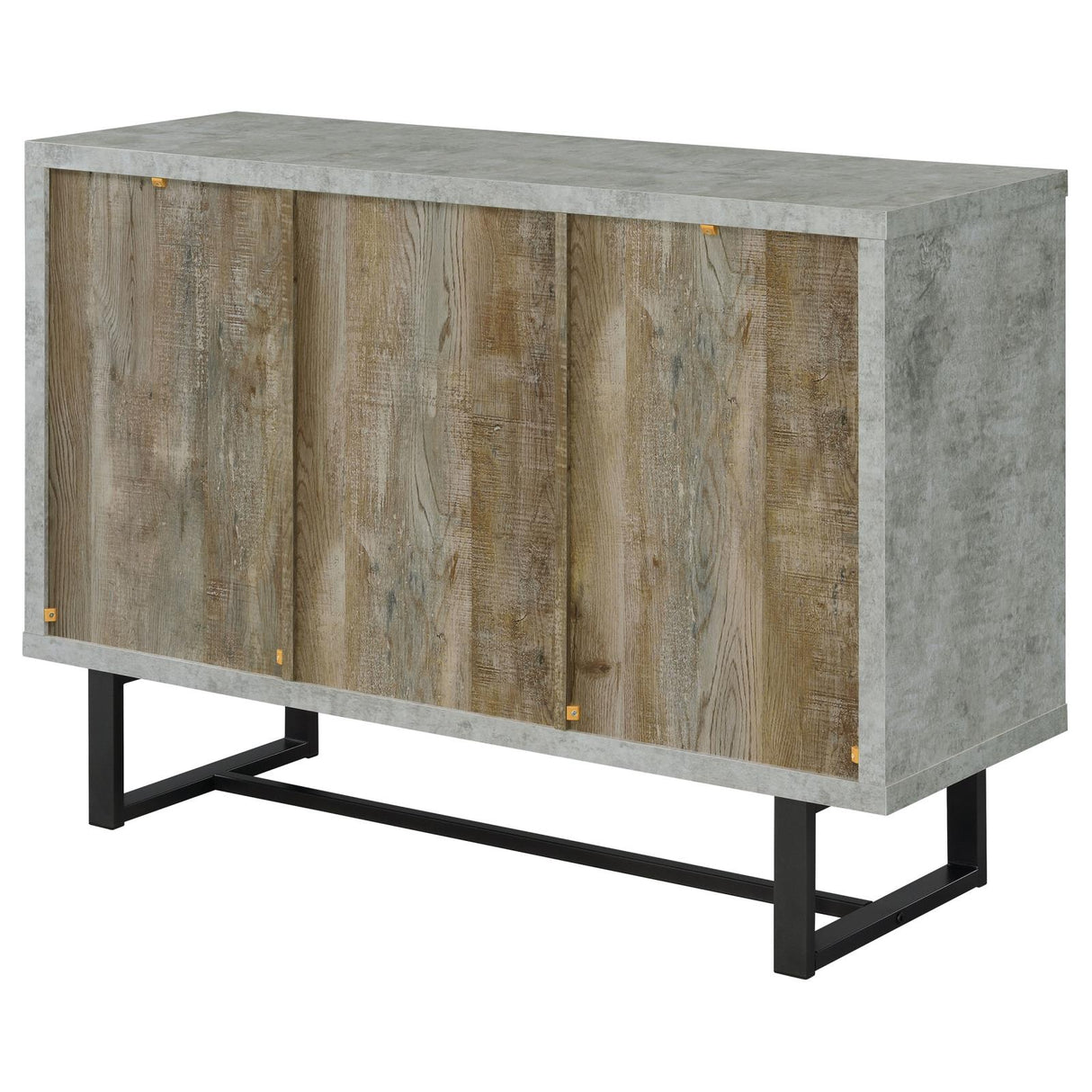 Abelardo 3-drawer Accent Cabinet Weathered Oak and Cement - 953565 - Luna Furniture