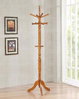 Achelle Golden Brown Coat Rack with 11 Hooks from Coaster - Luna Furniture
