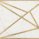 Ackley White/Brass Finish Box, Set of 3 - A2000492 - Luna Furniture