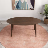 Ada Mid Century Modern Style Solid Wood Walnut Oval Dining Table from Ashcroft Furniture - Luna Furniture