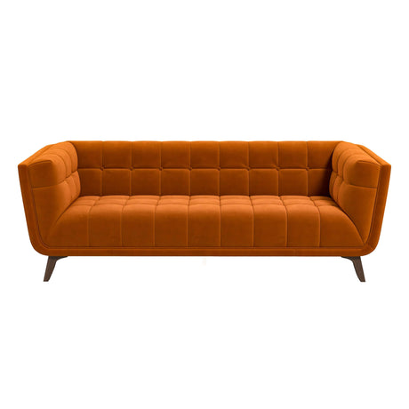 Kano Burnt Orange Velvet Large Sofa from Ashcroft Furniture - Luna Furniture