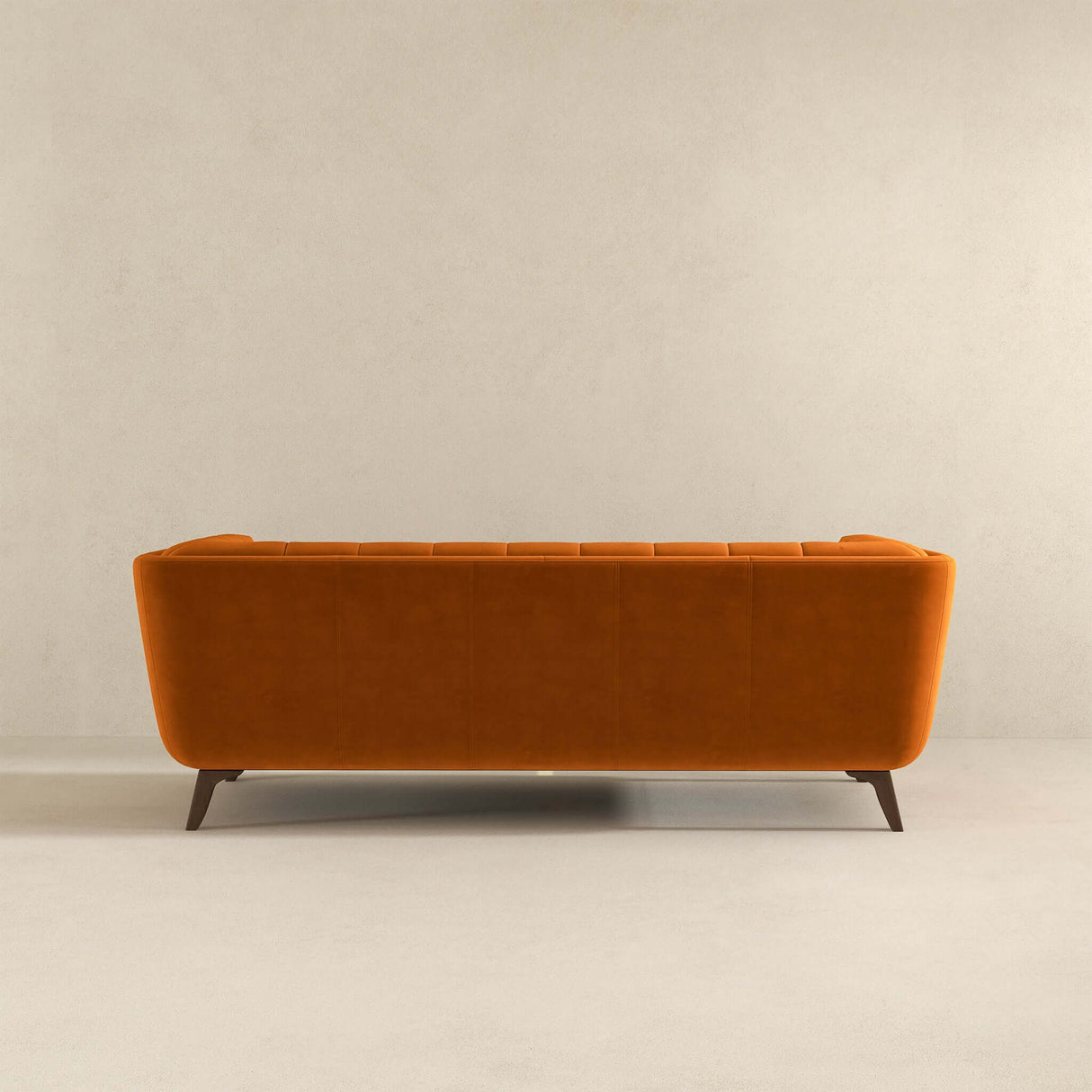 Kano Burnt Orange Velvet Large Sofa from Ashcroft Furniture - Luna Furniture