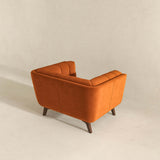 Addison Lounge Chair (Burnt Orange Velvet) - AFC02057 - Luna Furniture