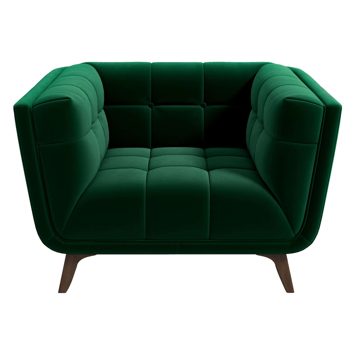 Addison Lounge Chair (Dark Green Velvet) - AFC02056 - Luna Furniture