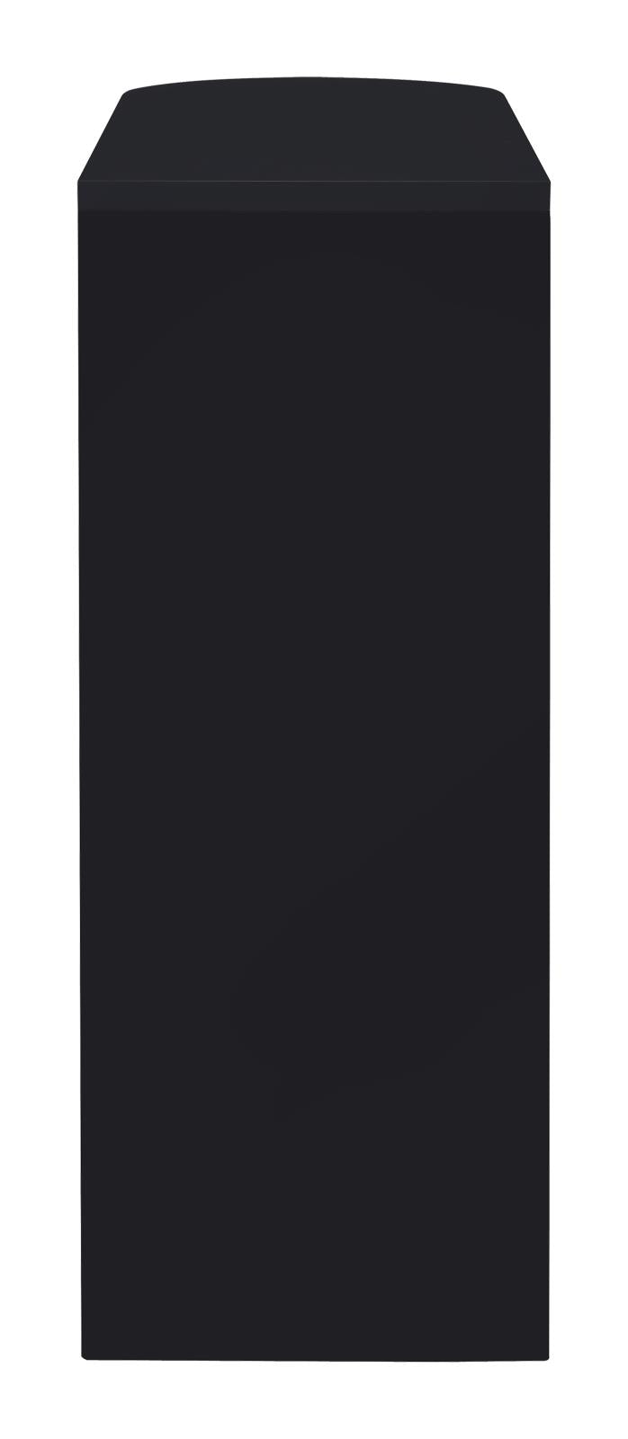 Adolfo Glossy Black and Clear 3-Tier Bar Table from Coaster - Luna Furniture