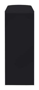 Adolfo Glossy Black and Clear 3-Tier Bar Table from Coaster - Luna Furniture