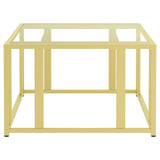 Adri Matte Brass Metal Frame Coffee Table from Coaster - Luna Furniture