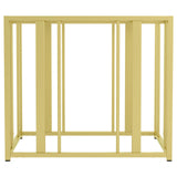 Adri Matte Brass Metal Frame End Table from Coaster - Luna Furniture