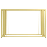 Adri Metal Frame Sofa Table Matte Brass - 723609 - Luna Furniture
