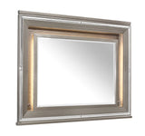 Tamsin Silver/Gray Metallic Mirror (Mirror Only) from Homelegance - Luna Furniture