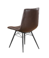 Aiken Upholstered Tufted Side Chairs Brown (Set of 4) - 107853 - Luna Furniture